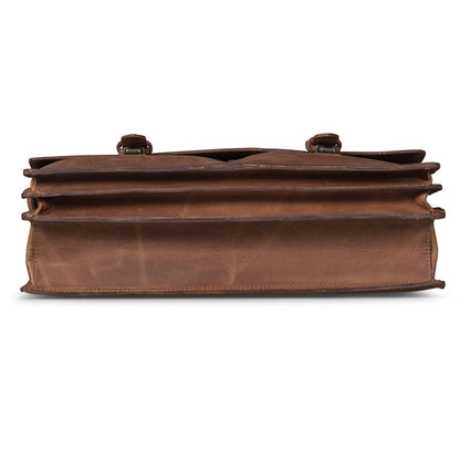 Complete Leather Briefcase 17" Verified Leather