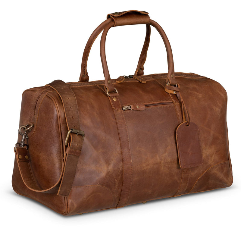 Tourist 50L Leather Duffle Verified Leather