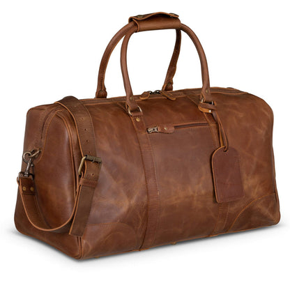Tourist 50L Leather Duffle Verified Leather