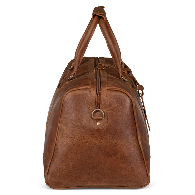 Tourist 50L Leather Duffle Verified Leather