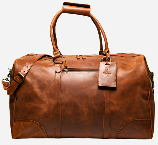 Tourist 60L Leather Duffle Verified Leather