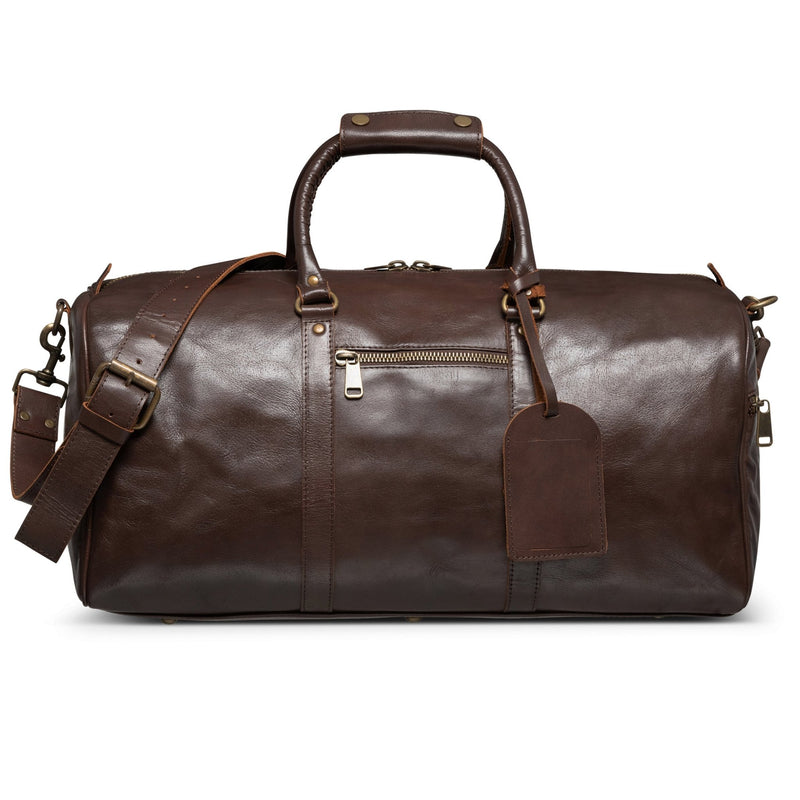 Traveler 45L Leather Duffle Verified Leather