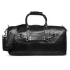 Traveler 45L Leather Duffle - Black