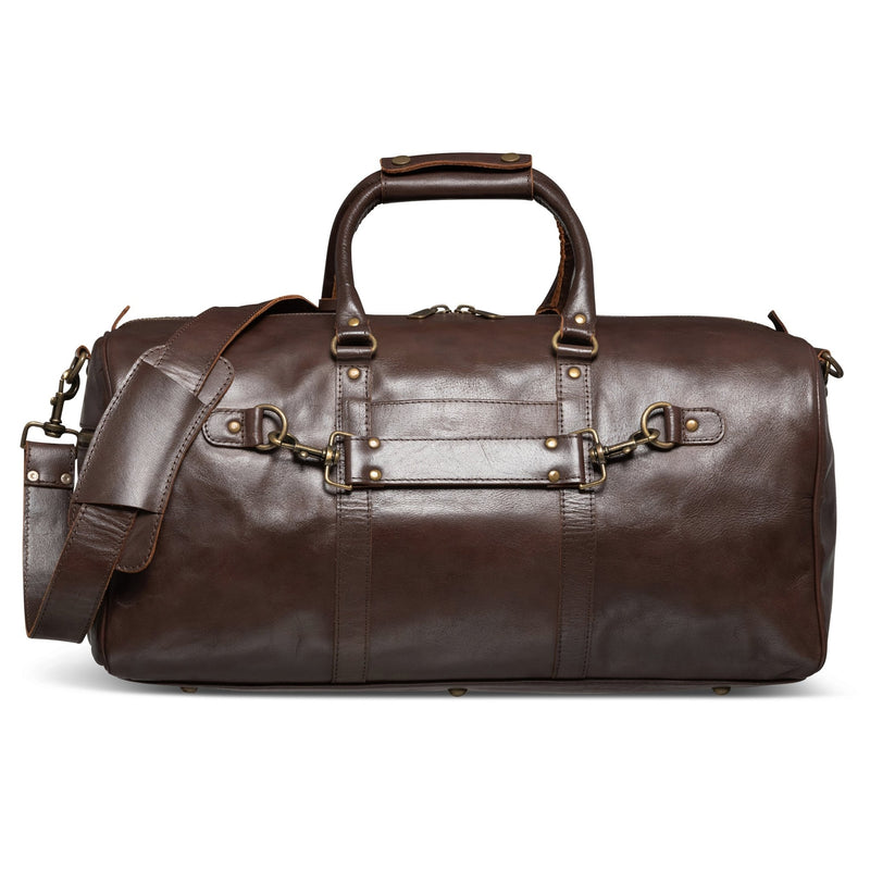 Traveler 45L Leather Duffle Verified Leather