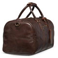 Traveler 45L Leather Duffle - Black