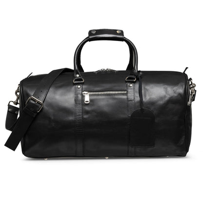 Traveler 45L Leather Duffle - Antique Brown Verified Leather