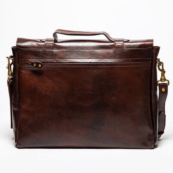 Urban Leather Messenger - Brown Verified Leather