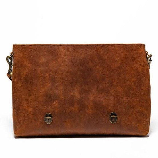 Urban Leather Messenger - Brown Verified Leather