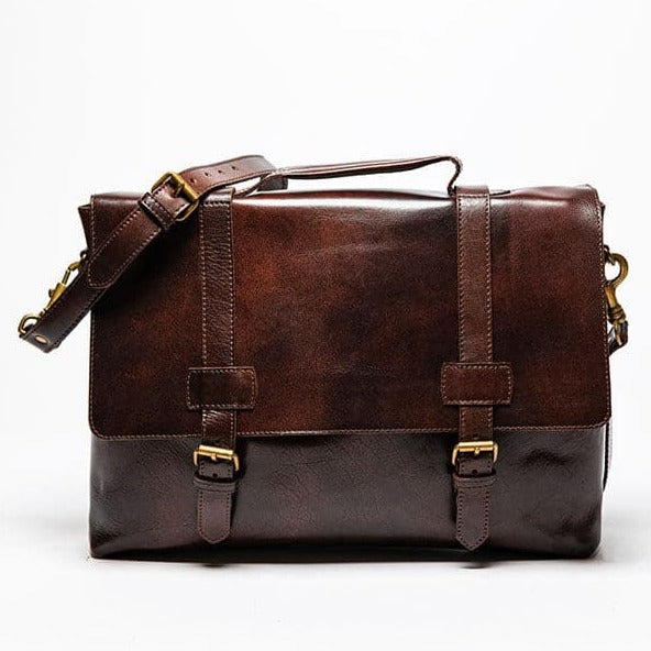 Urban Leather Messenger - Black Verified Leather