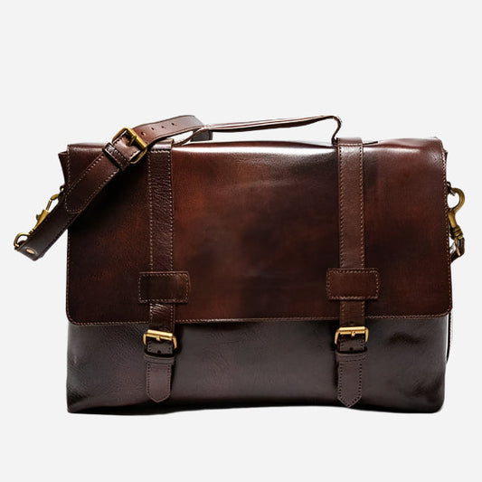 Urban Leather Messenger - Brown Verified Leather