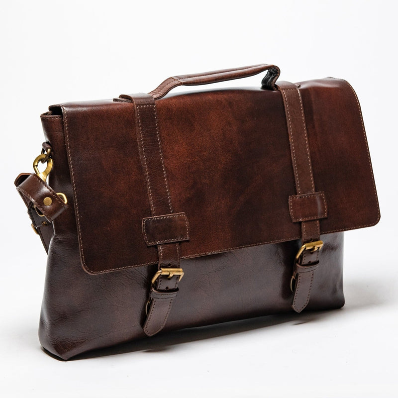 Urban Leather Messenger - Black Verified Leather